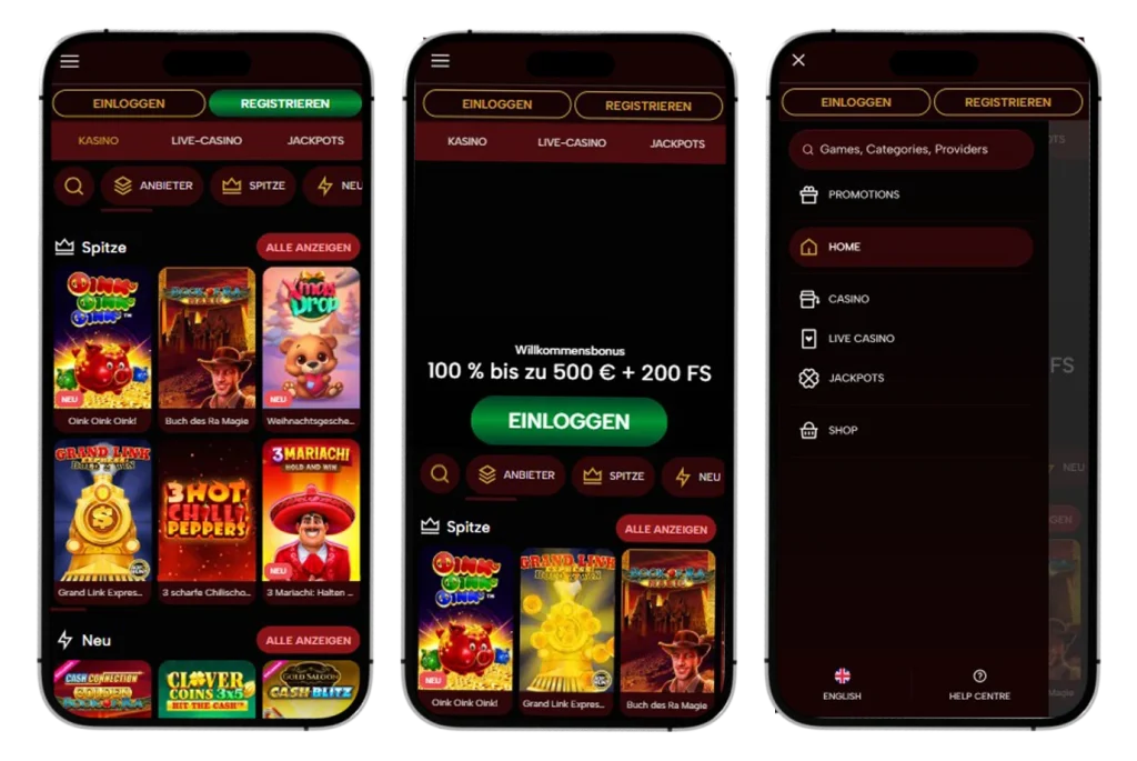 Bookyspinz Casino app